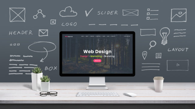 Professionelle Website vom Webdesigner